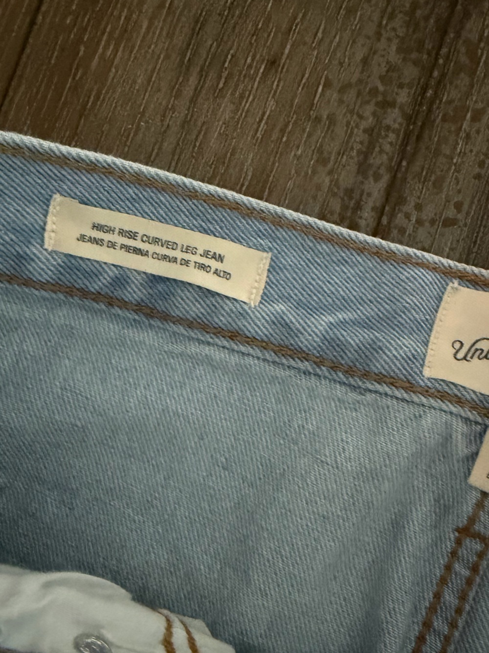 High Rise Barrel Light Wash Denim Jeans - Picture 8 of 13